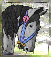 Carousel Horse Window