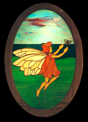 Fairy and Butterfly Window
